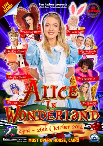 Alice in Wonderland - 23rd till 26th of October
